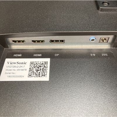 【広島店】中古  Viewsonic VX2728J2-2K-7 (27"W 2H1DP 240Hz WQHD) 3320005141 