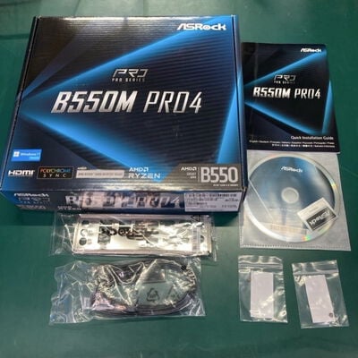 【千葉店】中古  ASRock B550M Pro4 (B550 AM4 mATX DDR4) 142938 