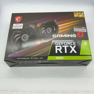 【宇都宮鶴田店】中古  MSI GeForce RTX 3060 GAMING X 12G (RTX3060 12GB) 144776 