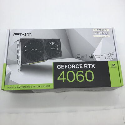 【宇都宮鶴田店】中古  PNY GeForce RTX 4060 8GB VERTO Dual Fan (RTX4060 8GB) 5280001818 