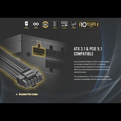Antec  NE1000 PLATINUM ATX 3.1 (ATX 1000W) 