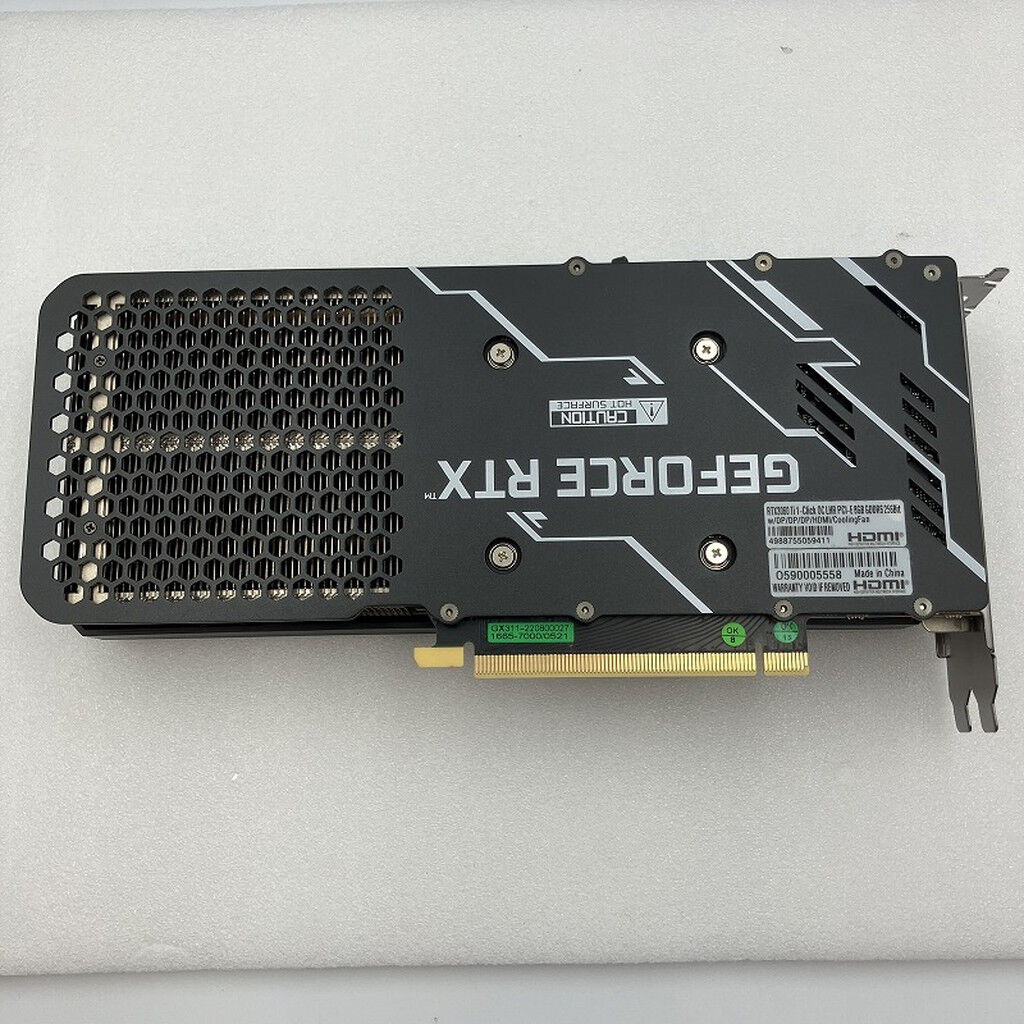 【中古美品】GG-RTX3060Ti-E8GB/DF/LHR【箱説明書あり】 GG-RTX3060Ti-E8GB/DF/LHR | GG-RTX3060Ti-E8GB/DF/LHR | 玄人志向