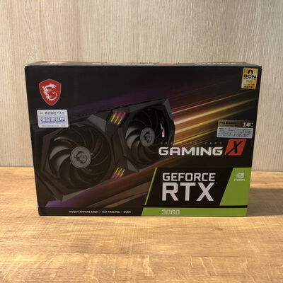 【姫路店】中古  MSI GeForce RTX 3060 GAMING X 12G (RTX3060 12GB) 144776 