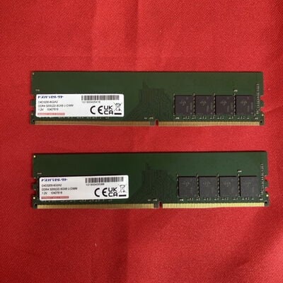 【千葉店】中古  8GB 2枚組(合計16GB) PC4-25600/DDR4-3200 デスクトップ用 190923 