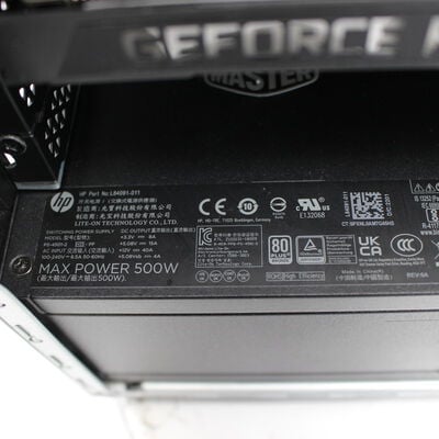 【通販センター】中古  HP OMEN(Intel Core i7 12700F/16GB DDR4 (PC4)/SSD1TB/なし/NVIDIA GeForce RTX 3060 Ti 8GB/W11H64 MAR) 199932 