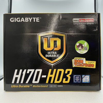 【新潟店】中古  GIGABYTE GA-H170-HD3 (H170 1151 ATX DDR4) 131020 