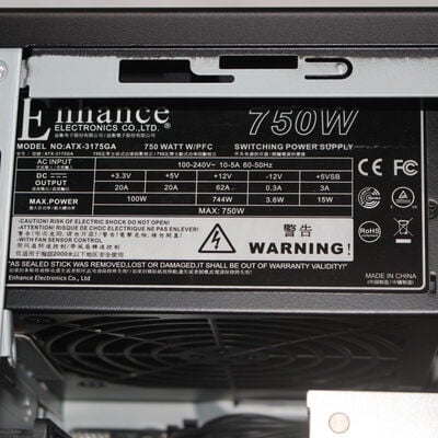 【通販センター】中古  iiyama LEVEL &infin;(AMD Ryzen 7 5700G/32GB DDR4 (PC4)/SSD1TB/BD-RE/AMD Radeon RX 6700 XT 12GB/W11H64 MAR) 196802 