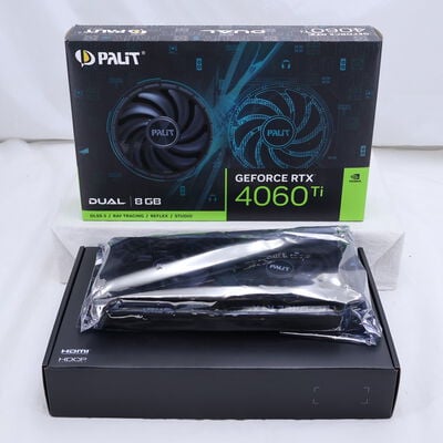 【通販センター】中古  Palit NE6406T019P1-1060D (RTX4060Ti Dual 8G) 175562 