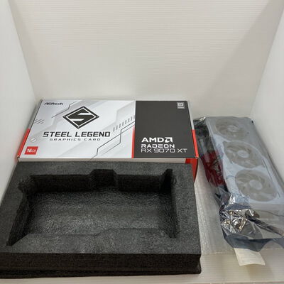【秋葉原本店】中古  ASRock RX9070XT SL 16G Steel Legend 16GB (RX9070XT 16G) 176937 