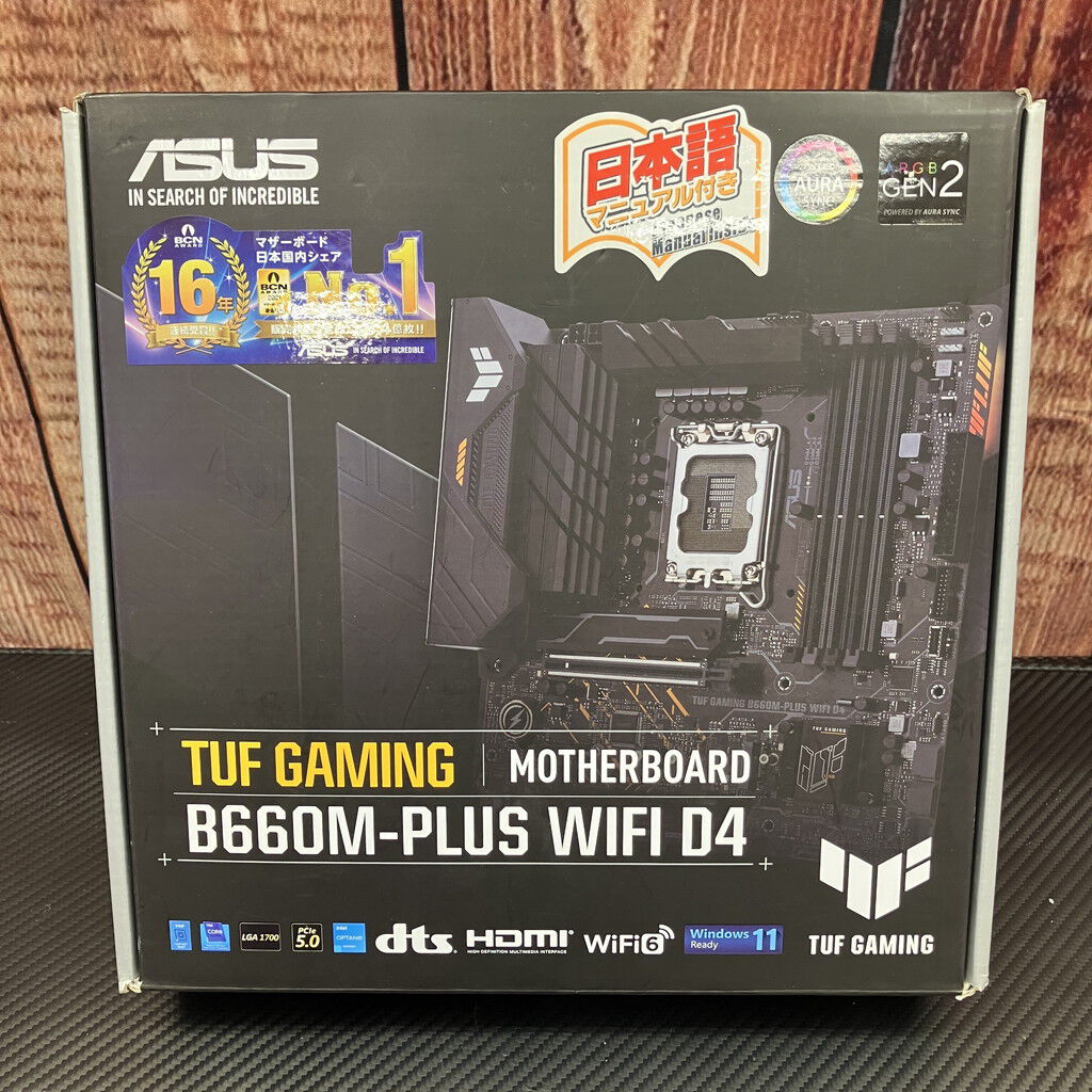 中古 ASUS TUF GAMING B660M-PLUS D4 (B660 mATX DDR4) 150345