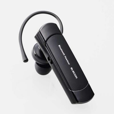 エレコム  LBT-HS21PCBK2 (耳掛け型 Bluetooth ワイヤレスヘッドセット ブラック) 