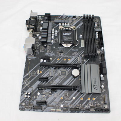 【通販センター】中古  ASRock Z390 Phantom Gaming 4 (Z390 1151 ATX DDR4) 138883 