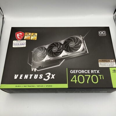 【町田店】中古  MSI GeForce RTX 4070 Ti VENTUS 3X 12G OC (RTX4070Ti 12GB) 154205 