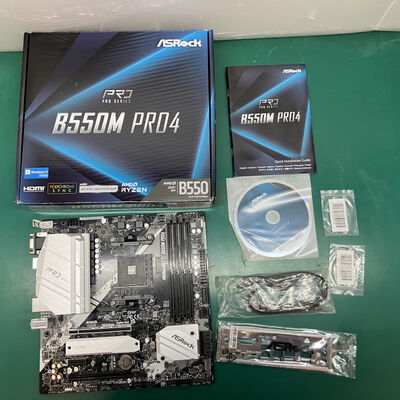 【浦添城間店(沖縄)】中古  ASRock B550M Pro4 (B550 AM4 mATX DDR4) 142938