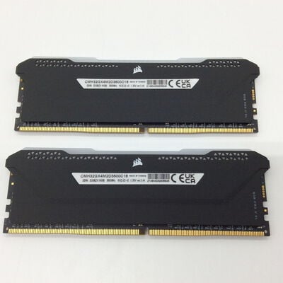 【浜松店】中古  16GB 2枚組(合計32GB) PC4-28800/DDR4-3600 デスクトップ用 190910 