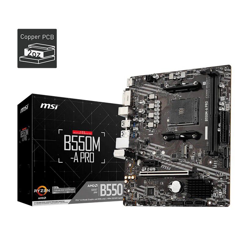 MSI B550M-A PRO (B550 AM4 MicroATX) ｜ パソコン通販のドスパラ【公式】