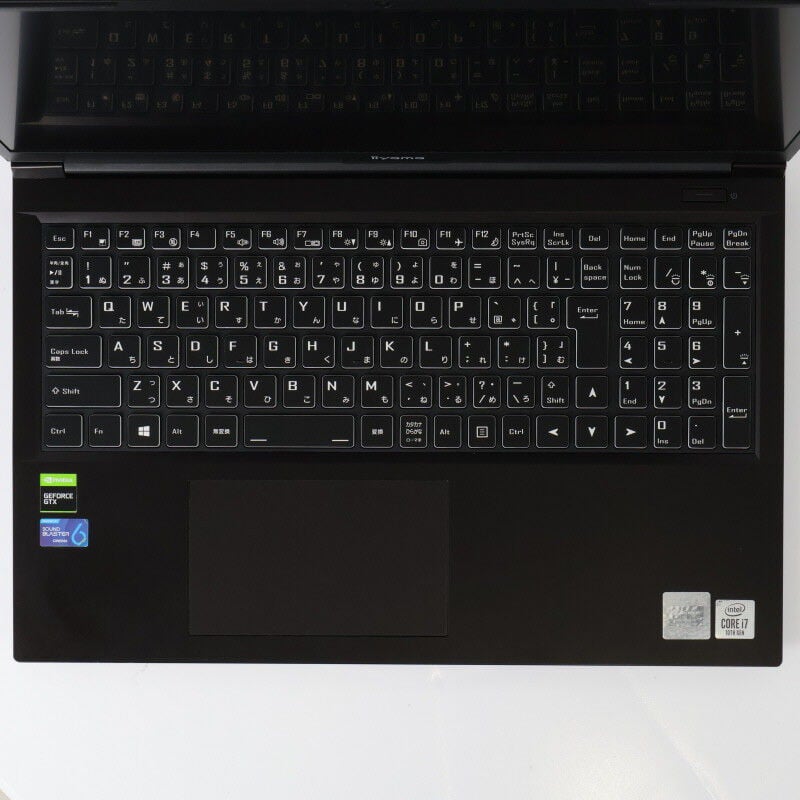 美品　iiyama高性能ノートパソコン　i7 10750H/GTX 1650 中古 iiyama IStNXs-15FX066-i7_-RFSV(Intel Core i7 10750H/16GB