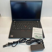 中古  LENOVO ThinkPad X13 (AMD Ryzen 5 Pro 4650U 2.10GHz/32GB/SSD256GB/-/オンボード/13.3/1920x1080/Wi-Fi/WEBCAM/W11P/Microsoft Office Home and Business 2024) 184183 