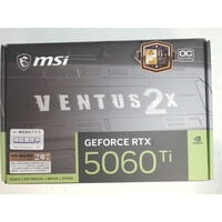 中古  MSI GeForce RTX 5060 Ti 8G VENTUS 2X OC PLUS (RTX5060Ti 8G) 4540002315 