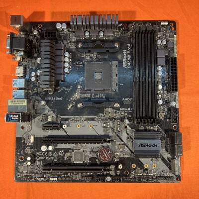 【なんば店】中古  ASRock B450M Pro4 (B450 AM4 mATX DDR4) 137907 