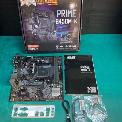 【静岡東瀬名店】中古  ASUS PRIME B450M-K (B450 AM4 mATX DDR4) 137893 