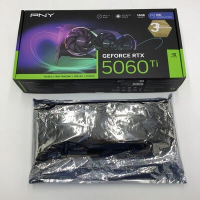 【白山FM松任店】中古  PNY GeForce RTX 5060 Ti 16GB　VCG5060T16TFXXPB1-O 4950001902 