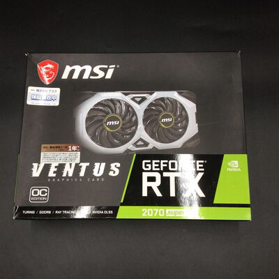 【秋葉原本店】中古  MSI GeForce RTX 2070 SUPER VENTUS OC (RTX2070 SUPER 8GB PCIE) 140108 