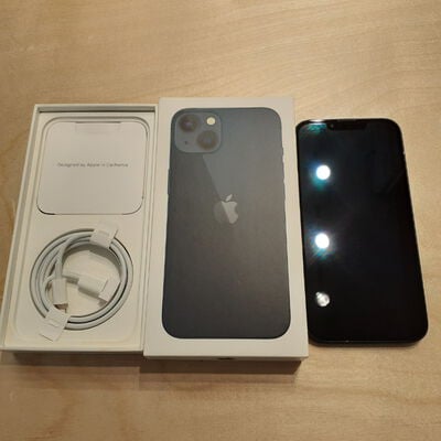 【鹿児島店】中古  【docomo版SIMフリー】Apple iPhone13 6.1インチ 128GB (ミッドナイト) MLNC3J/A 147320 