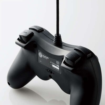 エレコム  JC-GP20XBK (有線スタンダードゲームパッド GP20X クロス配置) 
