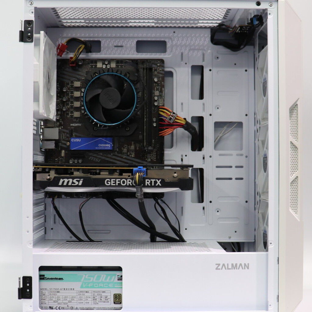 中古 自作パソコン(Ryzen 7 5700X/16GB/SSD1TB/RTX4070) 1460030046