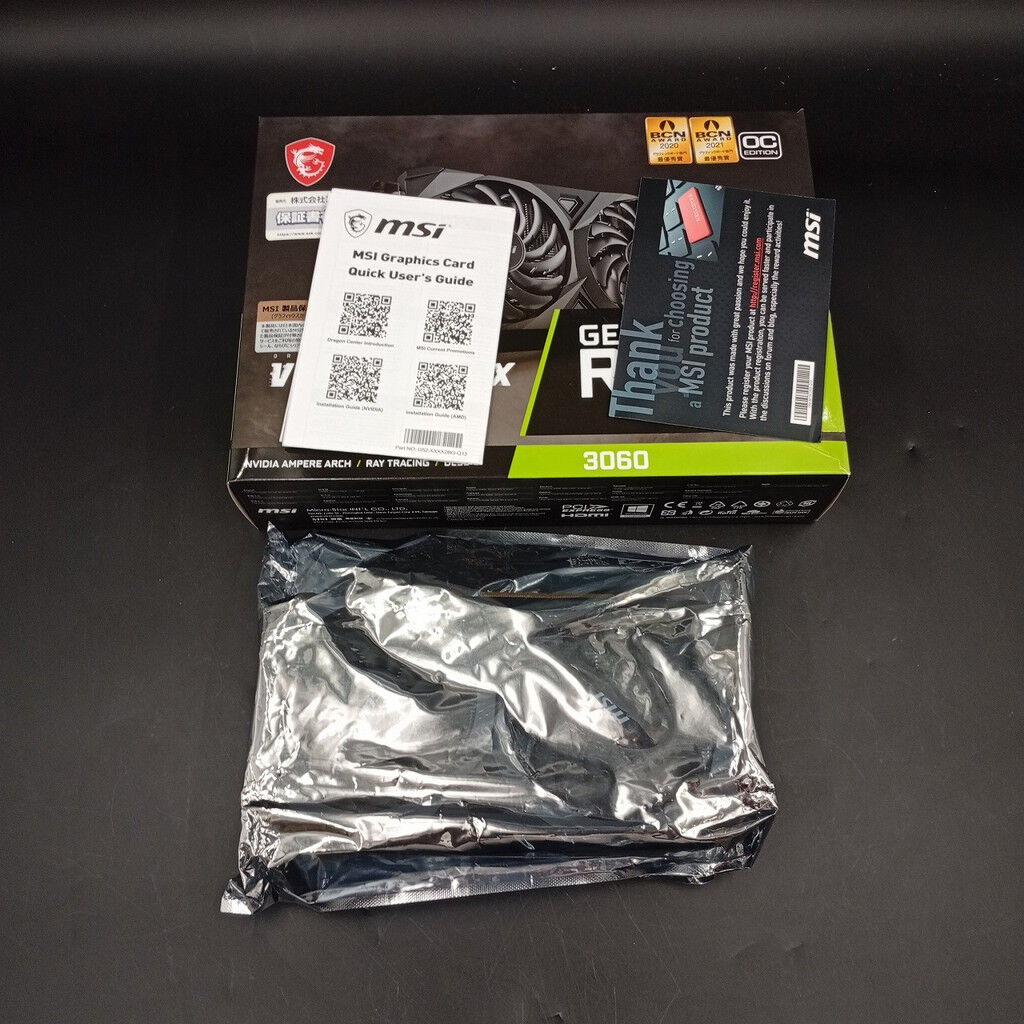 中古 MSI GeForce RTX 3060 VENTUS 2X 12G OC (RTX3060 12GB) 144777