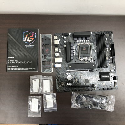 【福山ココローズ店】中古  ASRock B760M PG Lightning/D4(B760 1700 mATX DDR4) 167290 