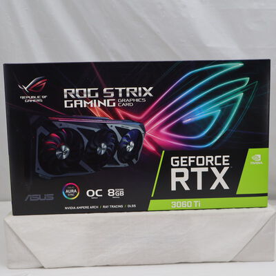 【通販センター】中古  ASUS ROG-STRIX-RTX3060TI-O8G-GAMING (RTX3060Ti 8GB) 144186 