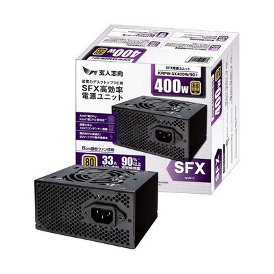 玄人志向  KRPW-SX400W/90+ (400W) 