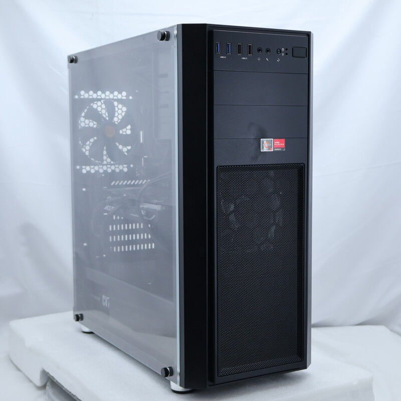 【中古】自作デスクトップPC（Ryzen 5 5600G、DDR4 64GB） 中古 OriginalPC(AMD Ryzen 5 5600G/16GB DDR4 (PC4)/SSD500GB/なし