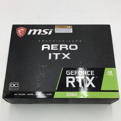 【白山FM松任店】中古  MSI　GeForce RTX 2060 AERO ITX 6G OC 4950002584 