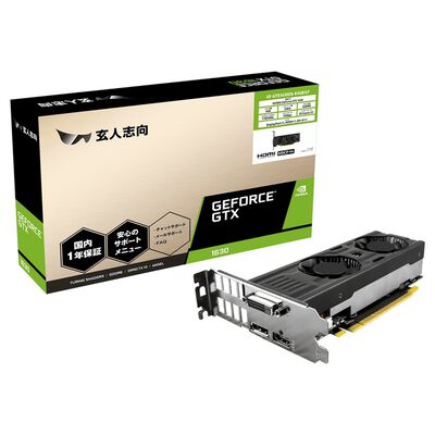 玄人志向  GF-GTX1630D6-E4GB/LP (GeForce GTX 1630 4GB) 