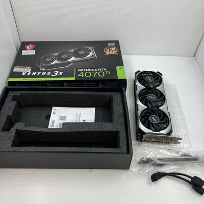 【秋葉原本店】中古  MSI GeForce RTX 4070 Ti VENTUS 3X 12G OC (RTX4070Ti 12GB) 154205 
