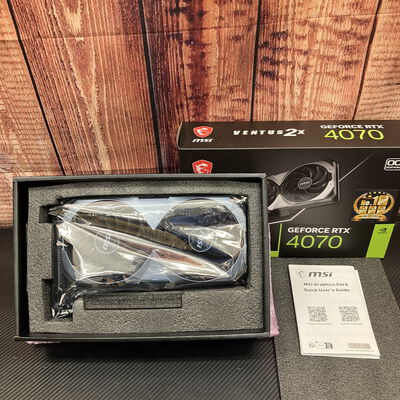 【富士青葉店】中古  MSI GeForce RTX 4070 VENTUS 2X 12G OC (RTX4070 12GB) 157129 