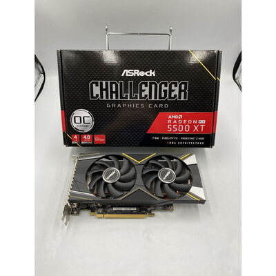 【座間相武台】中古  ASRock RX 5500 XT Challenger D 4G OC (RX5500XT 4GB PCIE) 141656 