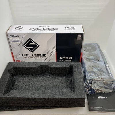 【秋葉原本店】中古  ASRock RX9070 SL 16GO Steel Legend 16G (RX9070 16G) 3410013458 