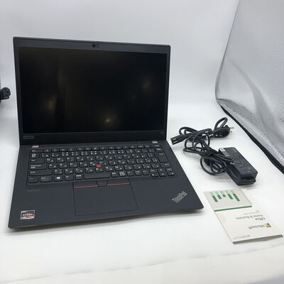 【宇都宮鶴田店】中古  LENOVO ThinkPad X13 (AMD Ryzen 5 Pro 4650U 2.10GHz/32GB/SSD256GB/-/オンボード/13.3/1920x1080/Wi-Fi/WEBCAM/W11P/Microsoft Office Home and Business 2024) 184183 