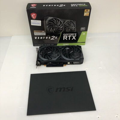 【徳島住吉店】中古  MSI GeForce RTX 3060 VENTUS 2X 12G OC（RTX3060 12GB） 3480039370 