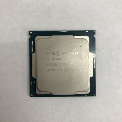 【福山ココローズ店】中古  INTEL Core i7 8700K (1151/3.70GHz/12M/C6/T12) 136197 