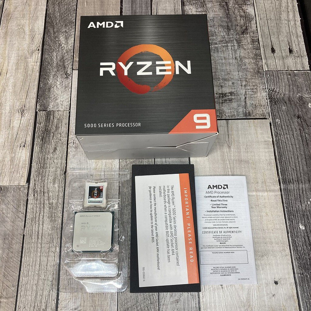 中古 AMD Ryzen 9 5900X (AM4/3.7/70M/C12/T24/105W) 143914