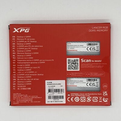 【八王子店】中古  ADT AX5U6400C3232G-DCLARWH(DDR5-6400 32GBx2) 1230010112 