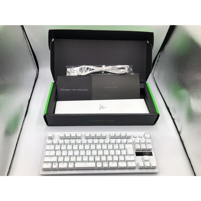 【水戸赤塚店】中古  Razer Huntsman V3 Pro Tenkeyless JP (White Edition) 4680002880 