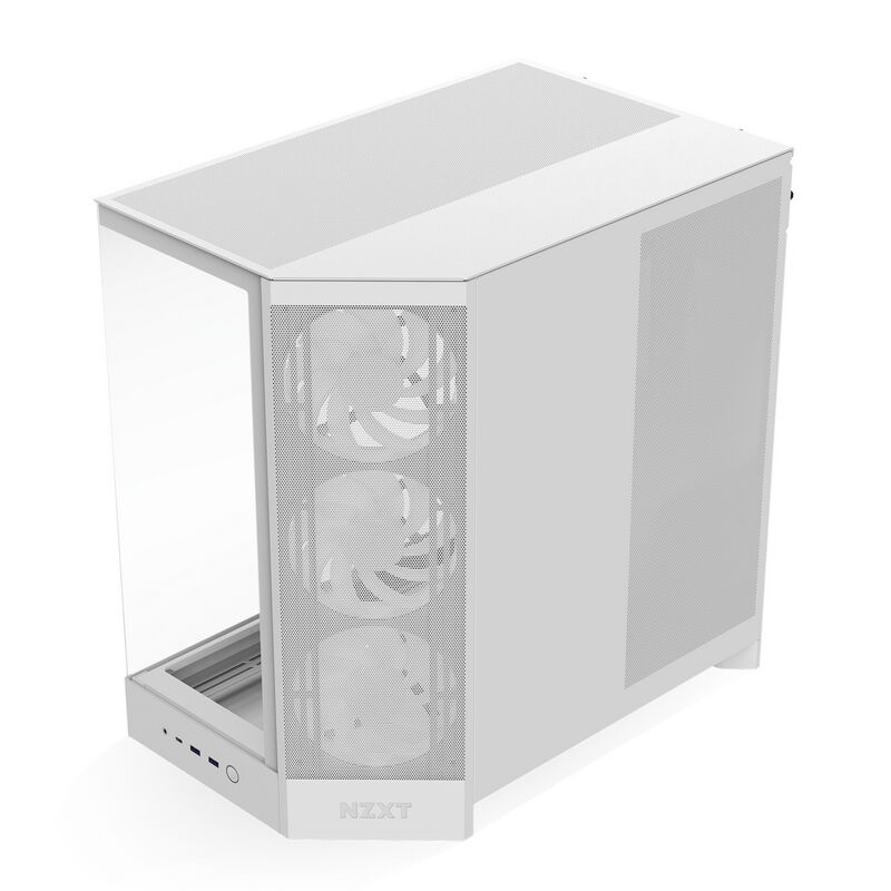NZXT H9 FLOW RGB CM-H92FW-R1 (E-ATX ガラス ホワイト) ｜ パソコン