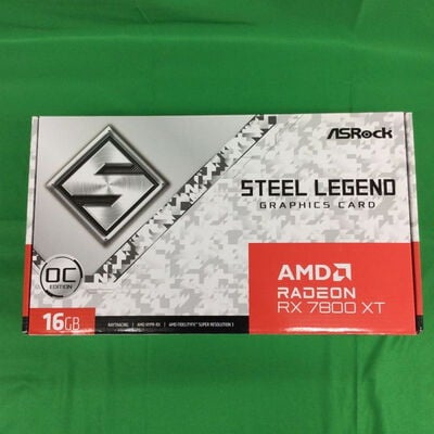 【川崎店】中古  ASRock RX7800XT SL 16GO RX7800XT Steel Legend OC (RX7800XT 16GB) 162734 