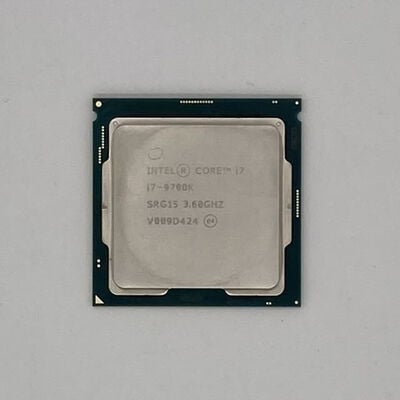 【八王子店】中古  INTEL Core i7 9700K (1151/3.60GHz/12M/C8/T8) 138481 